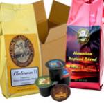 Coffee of the Month Clubs, Kona Coffee, Kona Hawaiian Coffee, Kings Reserve Blends, K-cups and Senseo Pod Clubs from Alo